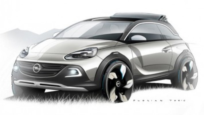 Conceptul cabrio Adam Rocks, prezentat la Geneva